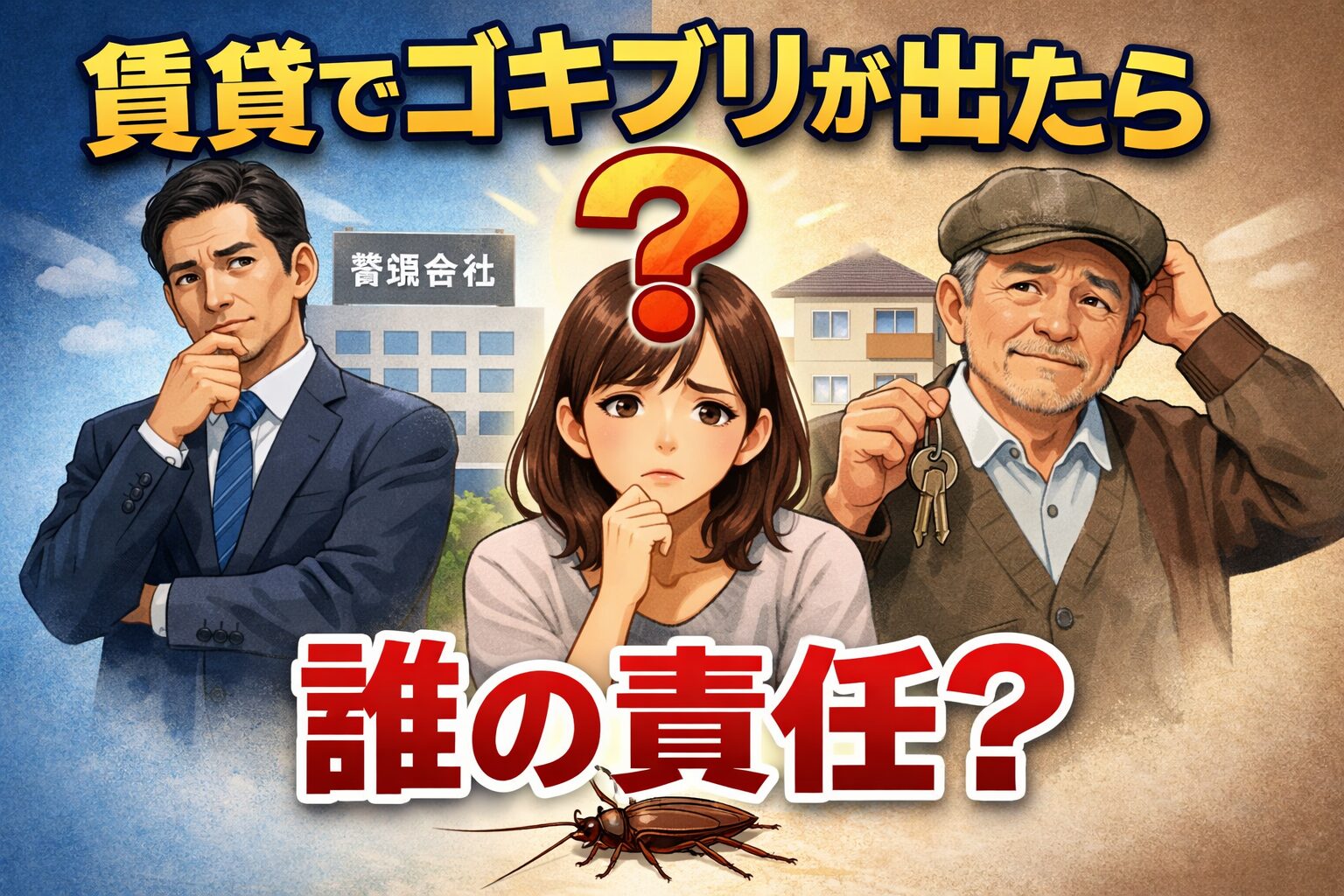 賃貸 ゴキブリ 責任 判断